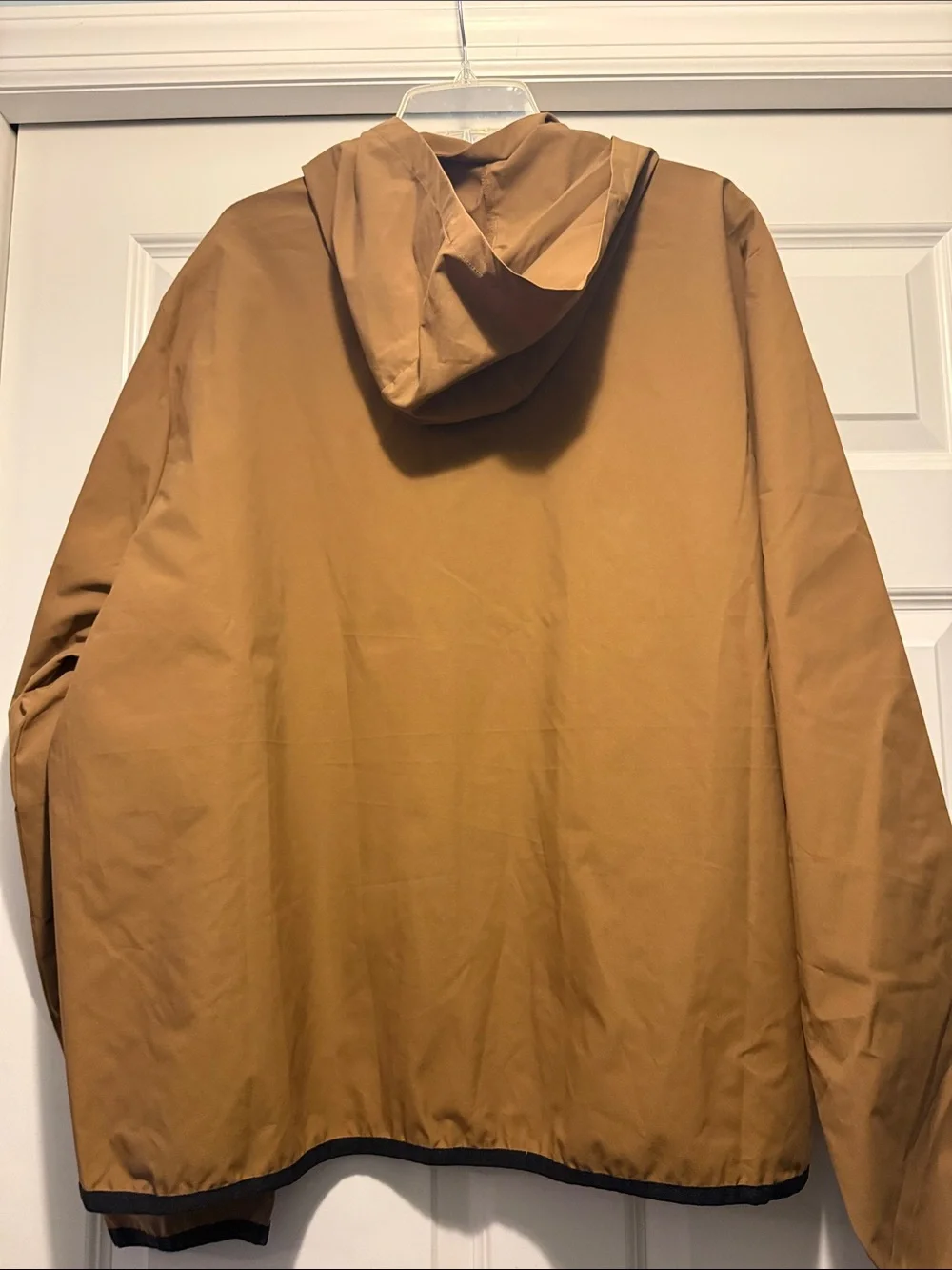 Men’s Hooded Lightweight Jacket - Brown Tek Gear Size XXL NWT